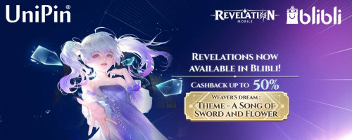 Revelation Sudah Tersedia di Blibli  – Promo Cashback 50%  dan Event In-Game Weaver’s Dream di Blibli